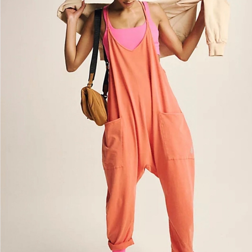 Free People Hot Shot Onesie Mango S